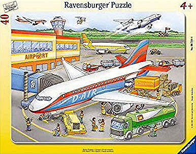 Kartonpuzzle Ravensb +4 Kleiner Flugplatz